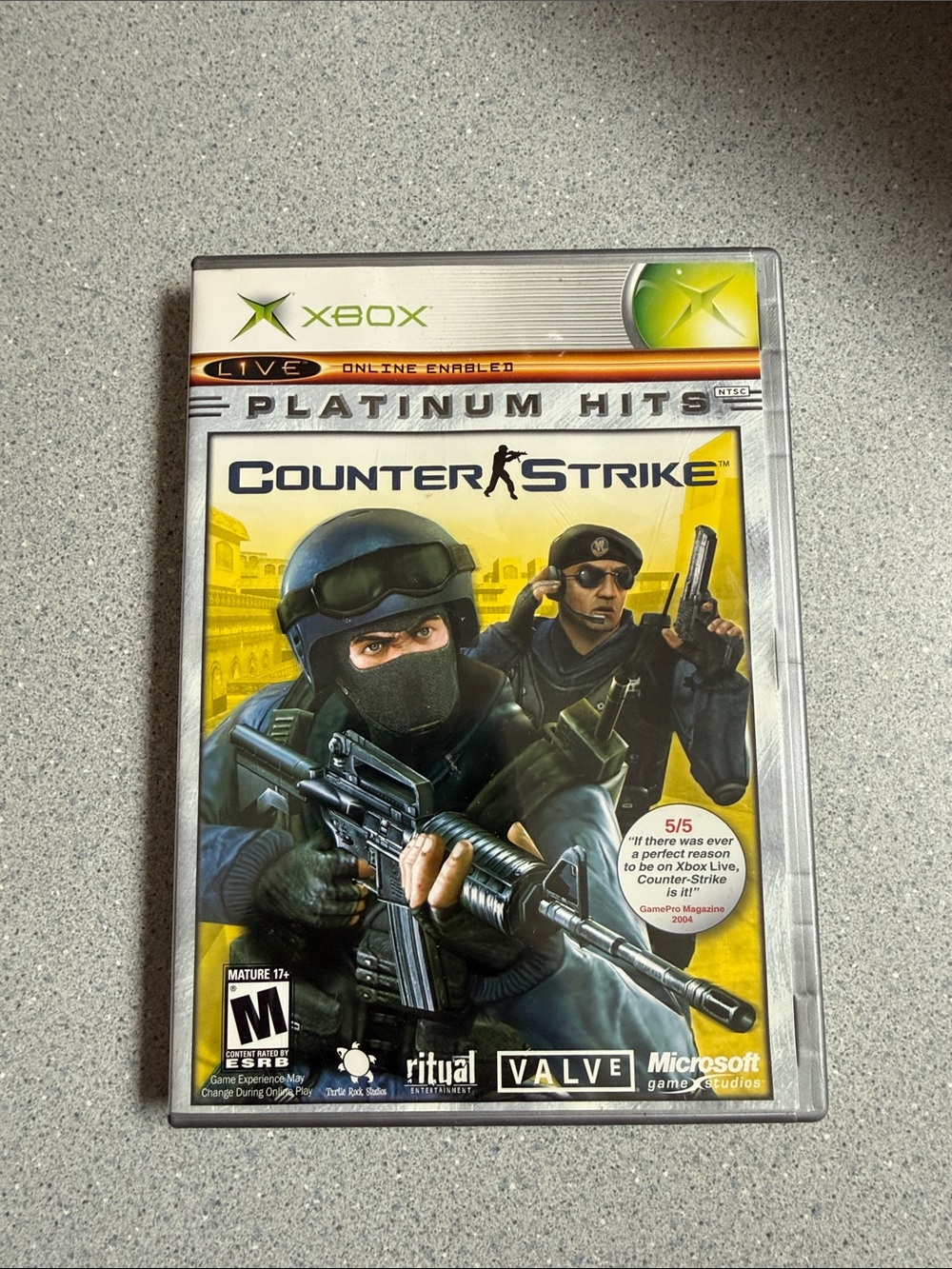 Xbox Counter Strike Platinum Hits Edition